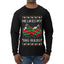 He Likes My Big Bulbs, Ugly Christmas Sweater Unisex Mens Long Sleeve Shirt