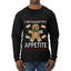 I Brought My Appetitie, Ugly Christmas Sweater Unisex Mens Long Sleeve Shirt
