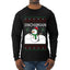 Snowman, Ugly Christmas Sweater Unisex Mens Long Sleeve Shirt