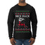Nice Rack, Ugly Christmas Sweater Unisex Mens Long Sleeve Shirt