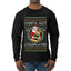 Santa Got Coldplayed, Ugly Christmas Sweater Unisex Mens Long Sleeve Shirt