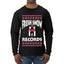 Fresh Snow Records Hip Hop Parody, Ugly Christmas Sweater Unisex Mens Long Sleeve Shirt