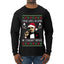 I Made Santa An Offer He Couldn't Refuse Mafia Don, Ugly Christmas Sweater Unisex Mens Long Sleeve Shirt