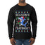 Season's Eatings Shark, Ugly Christmas Sweater Unisex Mens Long Sleeve Shirt