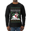 Frostitute, Ugly Christmas Sweater Unisex Mens Long Sleeve Shirt