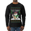 Ice Pimp, Ugly Christmas Sweater Unisex Mens Long Sleeve Shirt