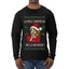 La Mas Chismosa De La Navidad, Ugly Christmas Sweater Unisex Mens Long Sleeve Shirt
