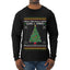 Deck The Halls With Guns & Ammo Fa La La La La, Ugly Christmas Sweater Unisex Mens Long Sleeve Shirt