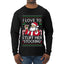 I Love To Stuff Her Stocking, Ugly Christmas Sweater Unisex Mens Long Sleeve Shirt