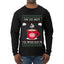 I'm So Hot You Should Blow Me Hot Cocoa, Ugly Christmas Sweater Unisex Mens Long Sleeve Shirt