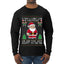 Is That A Candy Cane In Your Pocket Naughty Santa, Ugly Christmas Sweater Unisex Mens Long Sleeve Shirt