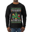 From The Windows To The Walls I'm About To Deck These Halls, Ugly Christmas Sweater Unisex Mens Long Sleeve Shirt