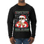 Santa Says 6 7 Numbers Meme, Ugly Christmas Sweater Unisex Mens Long Sleeve Shirt