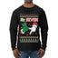 6 7 Christmas Hands, Ugly Christmas Sweater Unisex Mens Long Sleeve Shirt