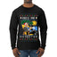 Miss Me Yet? President USA Design, Ugly Christmas Sweater Unisex Mens Long Sleeve Shirt