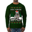Does Someone Need a Hug? Cute Raccoon Ugly Christmas Sweater Mens Long Sleeve Shirt
