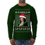 Kamala La La Funny Santa Hat Classic Xmas Song Carol Ugly Christmas Sweater Mens Long Sleeve Shirt