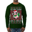 Out Here Looking Like a Snack Funny Cute Christmas Cookie Ugly Christmas Sweater Mens Long Sleeve Shirt