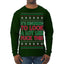 It's Beginning to Look a Lot Like Fuck This Funny Ugly Christmas Sweater Mens Long Sleeve Shirt