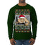 Come Out to the Coast Have a Few Laughs Die Hard McClane Ugly Christmas Sweater Mens Long Sleeve Shirt