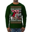 Merry Krampus Naughty Brats | Funny Ugly Christmas Sweater Mens Long Sleeve Shirt