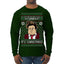 Ho Ho Holy Schnikes Funny 90s Classic Tommy Boy Movie Ugly Christmas Sweater Mens Long Sleeve Shirt