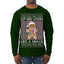 Out Here Looking Like a Snack Cute Xmas Cookie Ugly Christmas Sweater Mens Long Sleeve Shirt