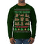 Tis' The Season To Be Naughty Unisex Ugly Christmas Sweater Mens Long Sleeve Shirt
