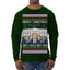 Merry Christmas and a MAGA New Year 2025 Ugly Christmas Sweater Mens Long Sleeve Shirt
