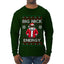 Big Nick Energy, Funny Humor, Ugly Christmas Sweater Mens Long Sleeve Shirt