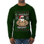 O Swoley Night, Exercise and Fitness Enthusiast, Ugly Christmas Sweater Mens Long Sleeve Shirt