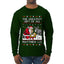 The Greatest Gift Of All Matthew 1:21, Ugly Christmas Sweater Mens Long Sleeve Shirt