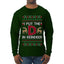 I Put The D In Reindeer, Ugly Christmas Sweater Unisex Mens Long Sleeve Shirt