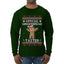 Official Gingerbread Taster, Ugly Christmas Sweater Unisex Unisex Mens Long Sleeve Shirt
