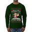 Redacted Naughty List Access Denied, Ugly Christmas Sweater Unisex Unisex Mens Long Sleeve Shirt