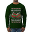 He Likes My Big Bulbs, Ugly Christmas Sweater Unisex Mens Long Sleeve Shirt