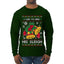 I Like To Ride His Sleigh, Ugly Christmas Sweater Unisex Mens Long Sleeve Shirt