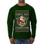 Santa Got Coldplayed, Ugly Christmas Sweater Unisex Mens Long Sleeve Shirt