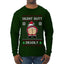 Silent Butt Deadly Farting Santa, Ugly Christmas Sweater Unisex Mens Long Sleeve Shirt