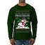 Frostitute, Ugly Christmas Sweater Unisex Mens Long Sleeve Shirt