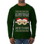 Christmas Festivi-Titties Are My Favorite, Ugly Christmas Sweater Unisex Mens Long Sleeve Shirt