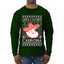 Santa's Favorite Cabrona, Ugly Christmas Sweater Unisex Mens Long Sleeve Shirt