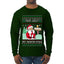 Ask Your Mom About My North Pole Naughty Santa, Ugly Christmas Sweater Unisex Mens Long Sleeve Shirt