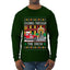 Dashing Through The Snow Classic 90s Holiday Movie, Ugly Christmas Sweater Unisex Mens Long Sleeve Shirt