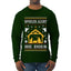 Spoiler Alert He Dies Nativity Scene, Ugly Christmas Sweater Unisex Mens Long Sleeve Shirt