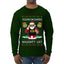 You're On Santa's Naughty List ICE Agent, Ugly Christmas Sweater Unisex Mens Long Sleeve Shirt