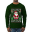 Is That A Candy Cane In Your Pocket Naughty Santa, Ugly Christmas Sweater Unisex Mens Long Sleeve Shirt