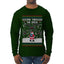 Goopin' Through The Snow Gamer Santa, Ugly Christmas Sweater Unisex Mens Long Sleeve Shirt