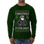 Santa Christmas Type Shit, Ugly Christmas Sweater Unisex Mens Long Sleeve Shirt