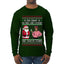 Oh Snap, No Milk And Cookies, They Took my Stamps, Ugly Christmas Sweater Unisex Mens Long Sleeve Shirt
